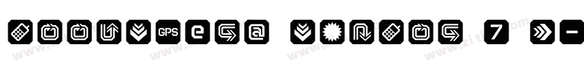 bookshelf symbol 7 r字体转换